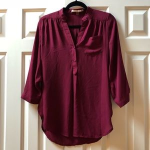 Magenta blouse by 41 Hawthorn size small